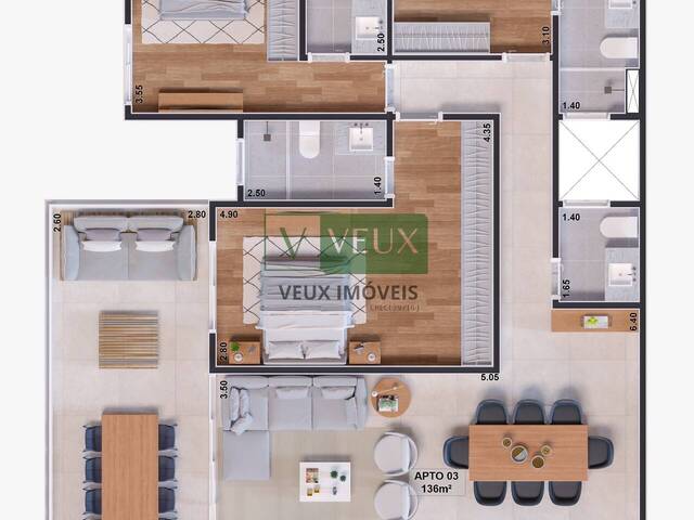 #1291 - Apartamento para Venda em Caraguatatuba - SP - 2