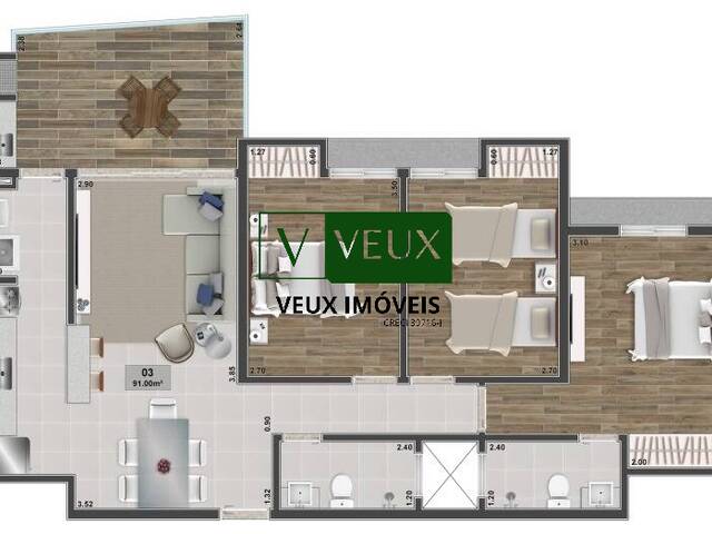 Apartamento para Venda em Caraguatatuba - 4